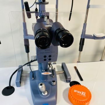 Atemschutz für Spaltlampe XL