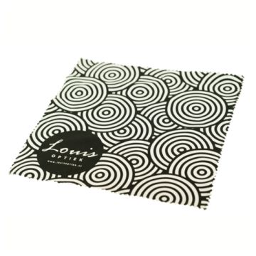 Brillenputztuch mit eigenem Logo Größe L