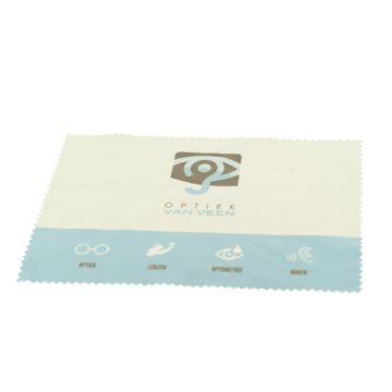 Brillenputztuch mit eigenem Logo Größe S