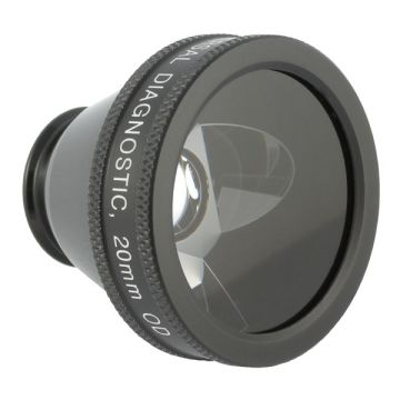 Ocular Goniolinse, 3 Spiegel, Flansch 20 mm (schwarz)