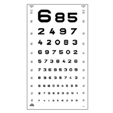 Oculus Visustafel Zahlen 5 und 6 Meter Typ 1