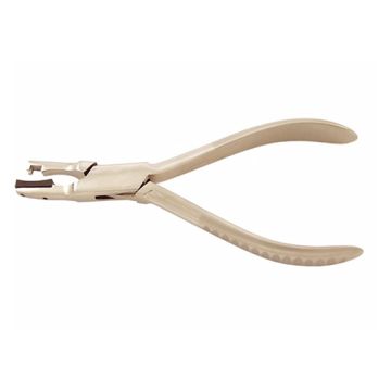 Seitenstegrichtzange mit Kunststoffbacke für Klickpads