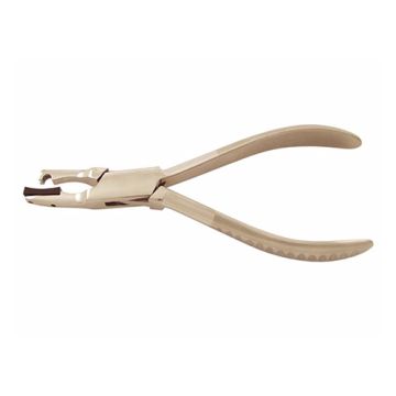 Seitenstegrichtzange mit Kunststoffbacke für Schraubpads