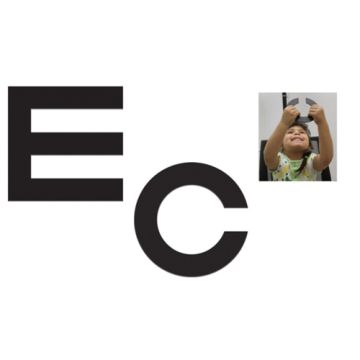 Optotyp-Antwortmodell-Snellen Haken (E-Haken)