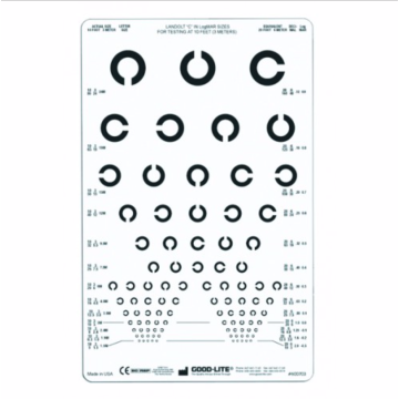 Visustafel Landolt C 3 Meter