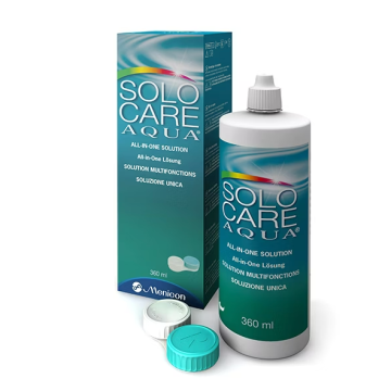 Solocare Aqua Kontaktlinsenflüssigkeit für weiche Linsen