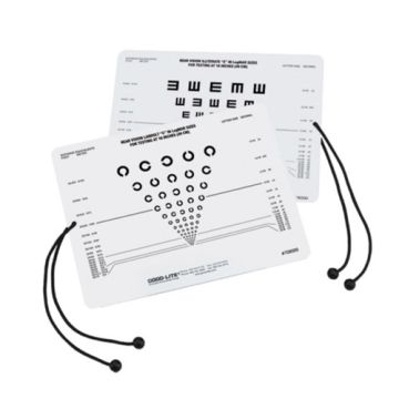 Visustafel Nähe Landolt C / E-Haken