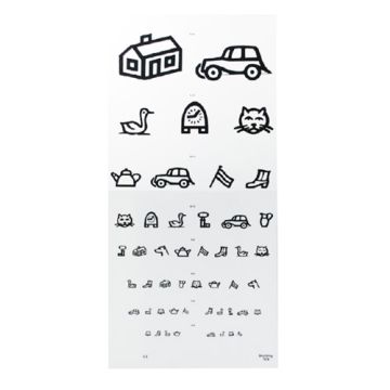 Visustafel mit Kinderbildern (weiß), Amsterdamer Bilder