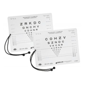 Visustafel Nähe Buchstaben